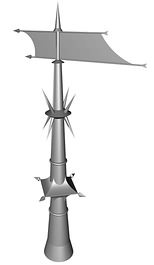 Wetterfahne Mistral Variante